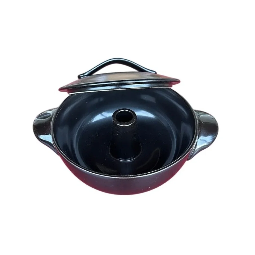 World Market Black Roaster Domed Lid Oven Safe 450F‎ 7 Inch